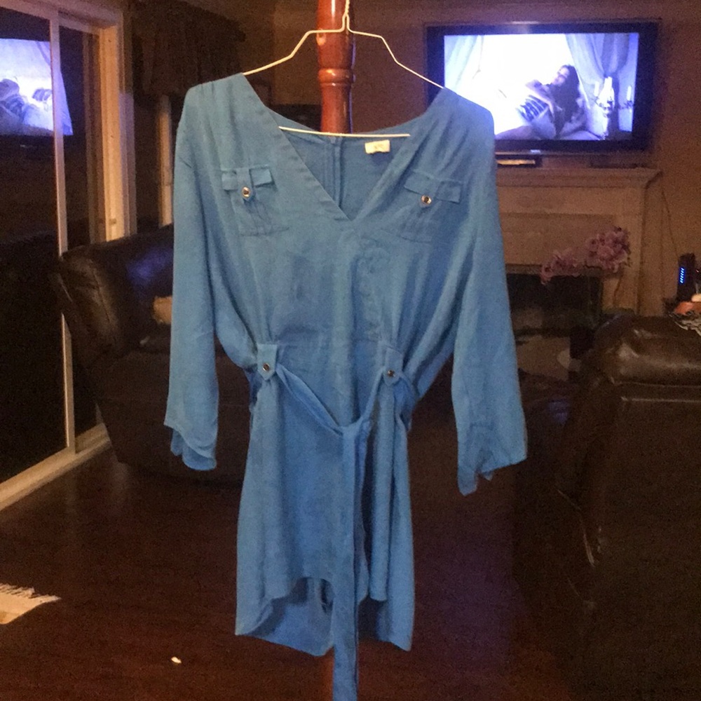 Blue romper